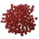 Кусочки мозаики 0,5*0,5 см Цвет Красный темный ( 200 штук 12 грамм) из акриловой смолы. Форма квадрат. (8045) - изображение 3