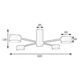 Люстра потолочная 100lamp Copter 4хGX53 NL 8041-4 BK черная (618764) - изображение 4