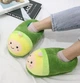 Тапочки кигуруми игрушки Детские для мальчика Kigurumi Авокадо Теплые Тканевые Зеленый 35-41 (Х308845) - изображение 1