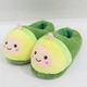 Тапочки кигуруми игрушки Детские для мальчика Kigurumi Авокадо Теплые Тканевые Зеленый 35-41 (Х308845) - изображение 6