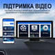 Автомобильная парковочная система с дисплеем 10.36" дюймов и 2 камерами заднего вида Podofo A-3680 с видеорегистратором, Bluetooth и FM, Android Auto/CarPlay - изображение 3