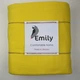 Плед Emily Сomfort флісовий 150х210 см жовтий (93964098) - зображення 3