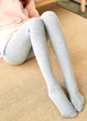 Эластичные утепленные байкой колготки в рубчик Warm Comfort (1463-44-01) Светло-серый 42 No Brand (42-46) - изображение 2