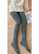 Эластичные утепленные байкой колготки в рубчик Warm Comfort (1463-44-02) Темно-серый 42 No Brand (42-46) - изображение 5
