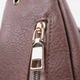 Сумка слинг через плечо женская средняя Vintage leather-22786 Коричневая - изображение 10