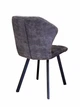 Стілець для кухні та вітальні MILAN 01 grey/black - зображення 2