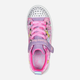 Дитячі з підсвіткою кеди для дівчинки Skechers Twinkle Sparks Unicorn Dreaming 314803L 27 Рожеві (196642575997) - зображення 4