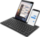 Klawiatura bezprzewodowa TECHly Mini Keyboard with Hotkeys and Tablet Stand Wireless Black (8059018367898) - obraz 6