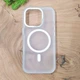 Чехол для Baseus Smoke case Matte with MagSafe для iPhone 15 White - изображение 1