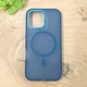 Чохол для Baseus Smoke case Matte with MagSafe для iPhone 13 Pro Max Sierra Blue - зображення 1