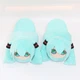 Тапочки кигуруми игрушки для мальчика Детские Kigurumi Тапочки Хацуне Мику Теплые Тканевые Бирюзовые 35-41 - изображение 8