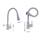 Змішувач для кухні Lidz Aria 015F31 з гнучким виливом (k35) LDARI015F31GNK31871 Grey / NickelSD00037972 - зображення 2