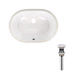 Раковина овальная с донным клапаном QTAP STORK QT15116030WN47294 - изображение 1