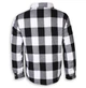 Куртка Brandit Lumber Jacket - White/Black L - изображение 2