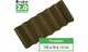 Каремат складной 185х56х1,8 см Tribe Camper (T-BC-0002-brown) - изображение 1