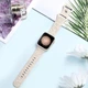 Силиконовый ремешок для Apple Watch всех серий размером 42/44/45/49 мм молочный - изображение 3