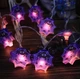 Светодиодная гирлянда паутина на Хэллоуин на батарейках 1,5 м 10 led - изображение 3