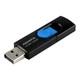 Флешка usb накопитель флеш третьего поколения 3 1-datauv 320 64gb черно-голубой - изображение 2