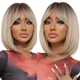 Парик Ombre Blond каре, термоволокно DC-SS176-1 - изображение 2