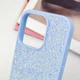 Протиударний TPU чохол Bling World Rock Diamond для Apple iPhone 16 Pro (6.3") Блакитний - зображення 6