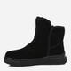 Женские зимние ботинки замшевые высокие Allshoes 189356 36 Черные (ROZ6501055142) - изображение 3
