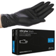 Нітрилові рукавиці без пудри Nitrylex Black Protective Gloves розмір M - зображення 1