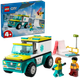Конструктор Лего Сіті Швидка допомога та сноубордист Lego City 60403 - зображення 7