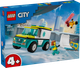 Конструктор Лего Сіті Швидка допомога та сноубордист Lego City 60403 - зображення 8