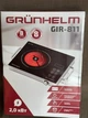 Плита одноконфоркова електрична кухонна Grunhelm GIR-811 інфрачервона 2000 Вт Чорна - зображення 2