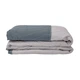 Покривало ArCloud — ZigZag Porpoise/Steel Gray стьобане двостороннє 200*220 євро - зображення 3