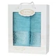Набор полотенец Gulcan Cotton - Flower Ornament Turkuaz 50*90+70*140 - изображение 1