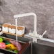Смеситель для кухни Frap F4352-24 на две воды - изображение 4