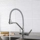 Смеситель для кухни на две воды Frap F4374 серый/хром - изображение 2