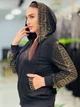 Женский спортивный костюм со стразами VEDIKA FASHION, Турция 50 Черный с золотистым - изображение 4