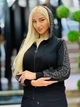 Женский спортивный костюм со стразами VEDIKA FASHION, Турция 58 Черный с серебристым - изображение 4