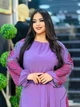 Жіноча шовкова сукня вишиванка з трояндами AHMET MODE NOOLET 54 (48 турецький розмір) Бузковий - зображення 2