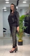 Женский спортивный костюм со стразами VEDIKA FASHION, Турция 56 Серый с серебристым - изображение 11