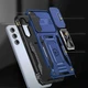 Ударопрочный чехол Camshield Army Ring для Samsung Galaxy A35 / A55 Синий / Navy Без бренда - изображение 4