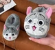 Тапочки кігурумі іграшки Дитячі для хлопчика Kigurumi Котик Чі Теплі Тканинні Сірий 30-36 (Х305345) - зображення 6