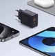 Сетевое зарядное устройство Baseus Compact Quick Charger 20W два порти USB-A USB Type-C EU Быстрая зарядка Power Delivery 3.0 Quick Charge 3.0 Black CCXJ-B01 - изображение 11