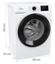 Пральна машина автоматична Gorenje WPNEI84A1SWIFI/UA (6997668) - изображение 4