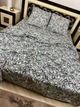 Комплект Постельного Белья Полуторный 150 х 220 см Бязь Голд Люкс Белый С Зеленым Доллары - изображение 3