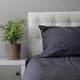 Комплект постільної білизни SoundSleep Stripe Sense Graphite сатин-страйп сімейний 160х220 см графіт (94186079) - зображення 6