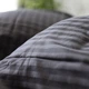 Комплект постільної білизни SoundSleep Stripe Sense Graphite сатин-страйп сімейний 160х220 см графіт (94186079) - зображення 13