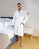 Халат SoundSleep Crystal Кимоно Отельный махровый унисекс S-M белый (93936934) - изображение 9