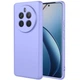 Чехол Fiji Full Soft Premium для Realme 12 Pro Plus 5G (RMX3840) противоударный бампер с микрофиброй Violet - изображение 1