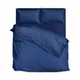 Комплект постільної білизни SoundSleep Silken сатин Полуторний 160х215 см темно-синій (2800004482530) - зображення 1