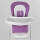 Стульчик для кормления Toti W-62005 (1) мягкий PU, мягкий вкладыш, 4 колеса, съемный столик, в коробке (W-62005) - изображение 5