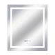 Зеркало Qtap Mideya 700x800 с LED-подсветкой Touch, с антизапотеванием, с часами, диммером яркости QT2078DCF7080W - изображение 4