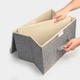 Ящик для хранения с крышкой MBM HOME 25х25х38 см TH-07 M Light Gray - изображение 6